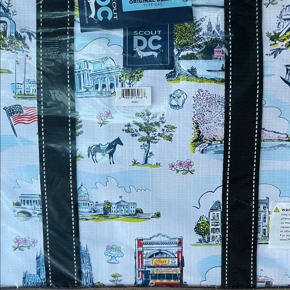 SCOUT Original Deano 20007 Tote Bag Washington DC NWT Size 19” W x 15” H x 10” D - Picture 7 of 9